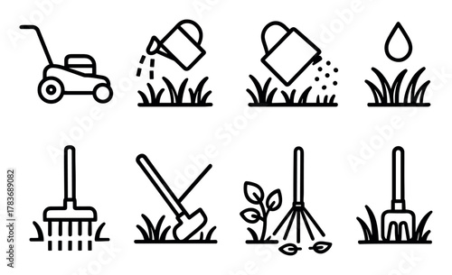 Lawn Care Icons
