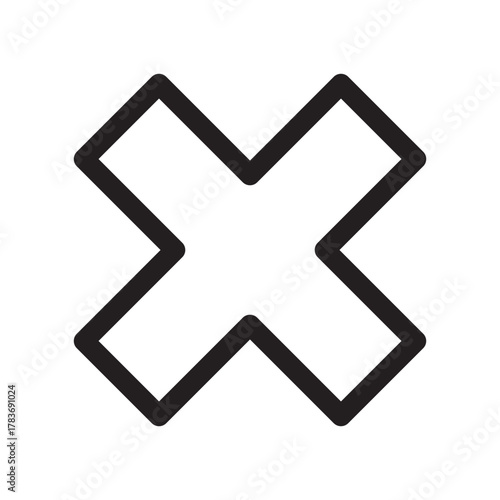 black icons representing common interface symbols such as security, prohibition, interaction, and status, ideal for use in digital platforms, apps, or signage.