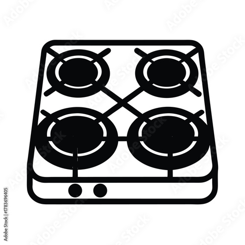 Gas Stove Top Icon