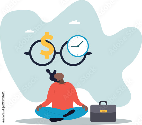 Time is money, investment profit or pension fund, value price or long term investing, saving money or debt payment,about a man and his life.