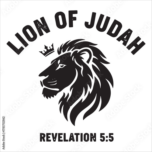 Lion Of Judah Crown Religious Icon Symbol