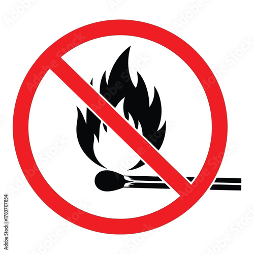No fire sign