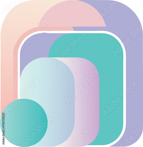 vector illustration of an abstract background with a circle