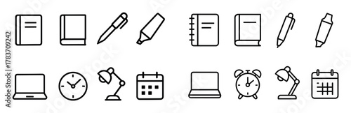 Minimalist Exam Icons
