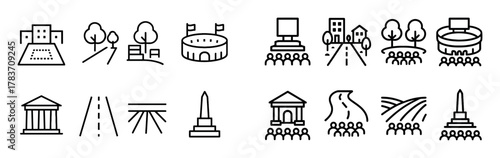 Minimalist Rally Icons