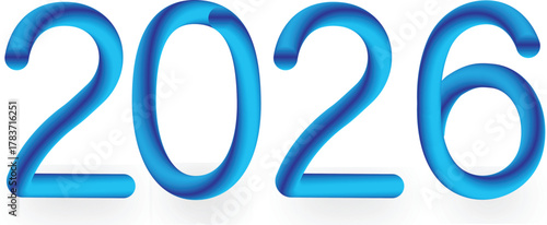 Blue color rebon stile design 2026