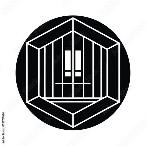 Futuristic Prison Cell Icon