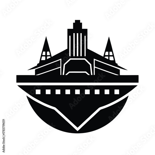 Futuristic Shipyard Icon