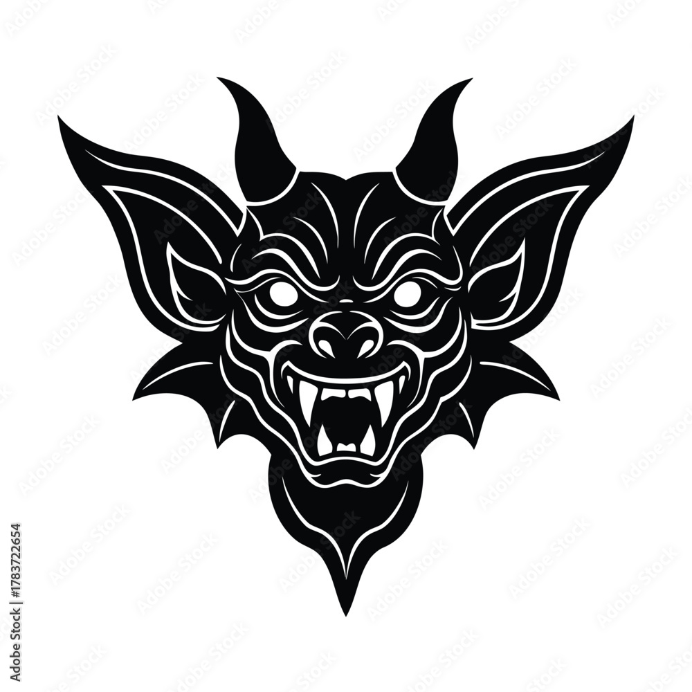 Obraz premium Gargoyle Head Ornament