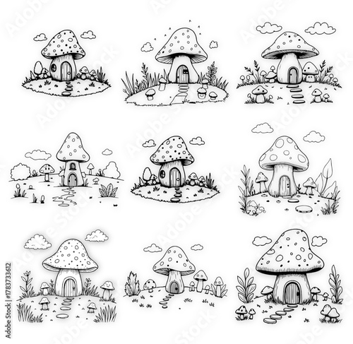 black and white vector design