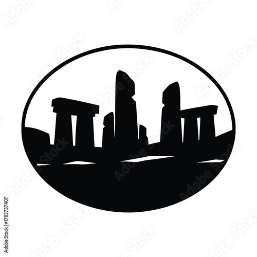 Gobekli Tepe Ruins During Golden Sunset