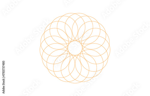 Intricate mandala design with soft pastel colors and symmetrical patterns on white background