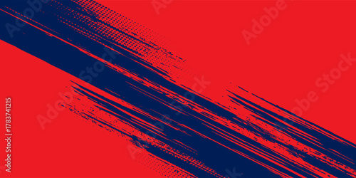 Halftone on blue background. Vector dots glitter or halftone glitter pattern texture Pop Art Style Background. Elegant vector grunge arts red grunge