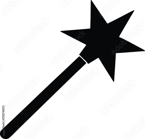 Star Wand Vector Icon