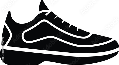 Air Cushion Sneaker Vector Icon