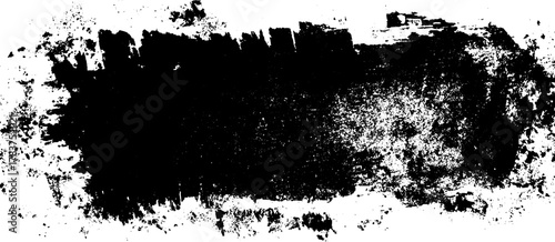 Wallpaper Mural Grunge ink brush stroke vector isolated on white background perfect for watercolor texture and creative abstract artwork Torontodigital.ca