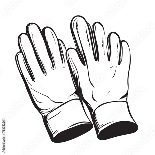 hands in gloves