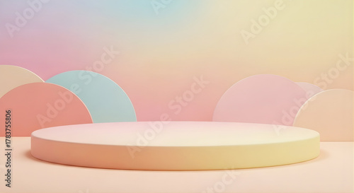 Minimal White Cosmetic Bottles and Vases with Ferns and Shadows