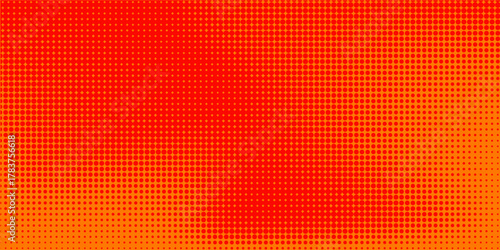 Dots halftone orange color pattern.
