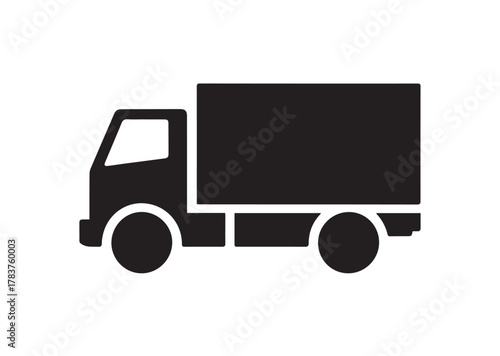 Truck icon, Truck solid vector