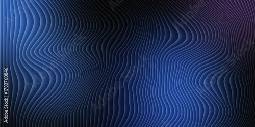 Abstract dark blue background with subtle wavy lines creating a sense of depth and movement perfect for digital art and design