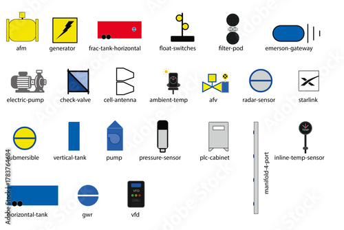 pump icons set vector, All catagoric icon.