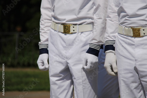 SAILORS IN WHITE DRESS UNIFORMS