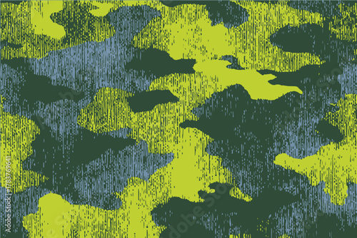 Flate Lime Green camouflage pattern with digital aesthetic.abstract camouflage green bright pattern for printing, seamless background. This is good for military uniform and textile.
