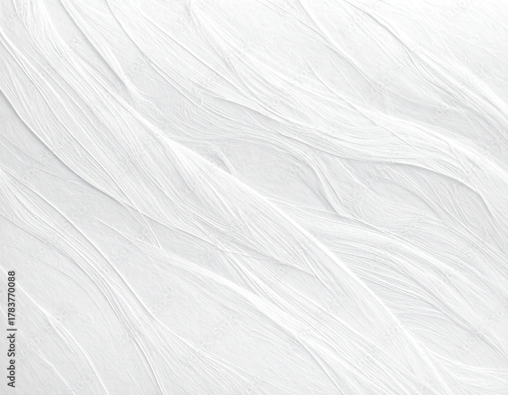Obraz premium White Abstract Texture with Swirling Lines