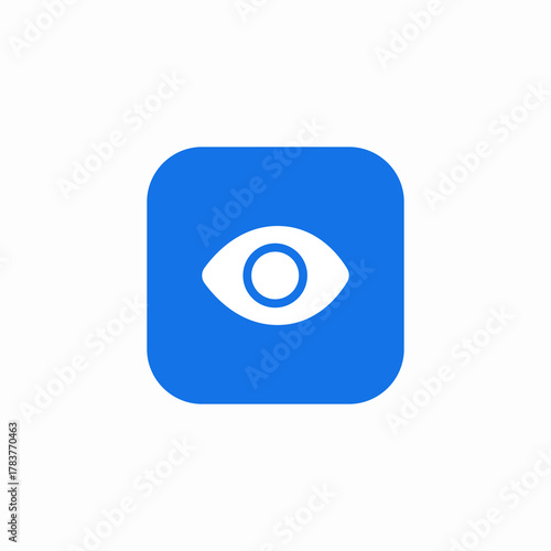 enable view icon sign vector