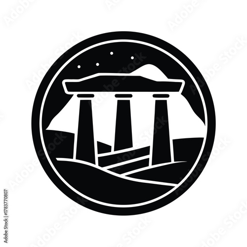 Göbekli Tepe Archaeological Field Site Icon