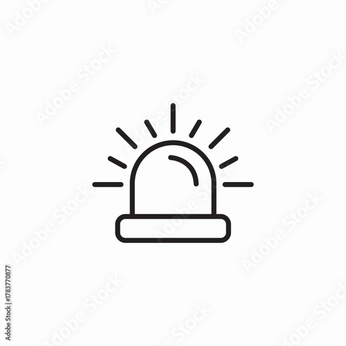 loud alarm icon sign vector