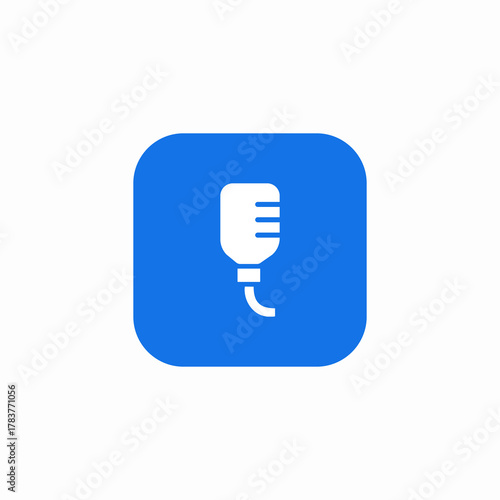 medical infusion icon sign vector