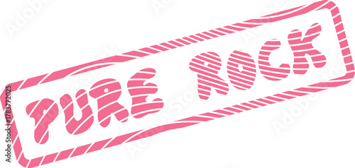 Pure Rock Quality Assurance Stamp for Music Related Merchandise and Promotions