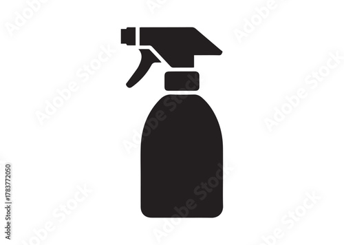 Spray bottle icon, Spray bottle solid vector