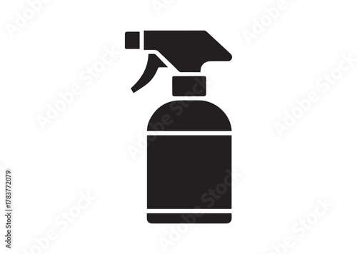 Spray bottle icon, Spray bottle solid vector