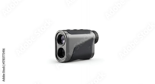 Golf range finder image. Golf rangefinder laser image