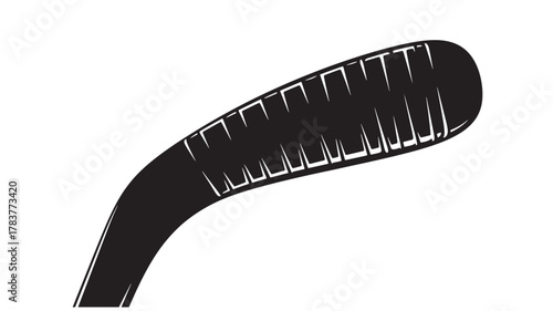 Dynamic hockey stick graphic offering aggressive energy for sports branding and high-impact designs, perfect for game day promotions or team merchandise projects