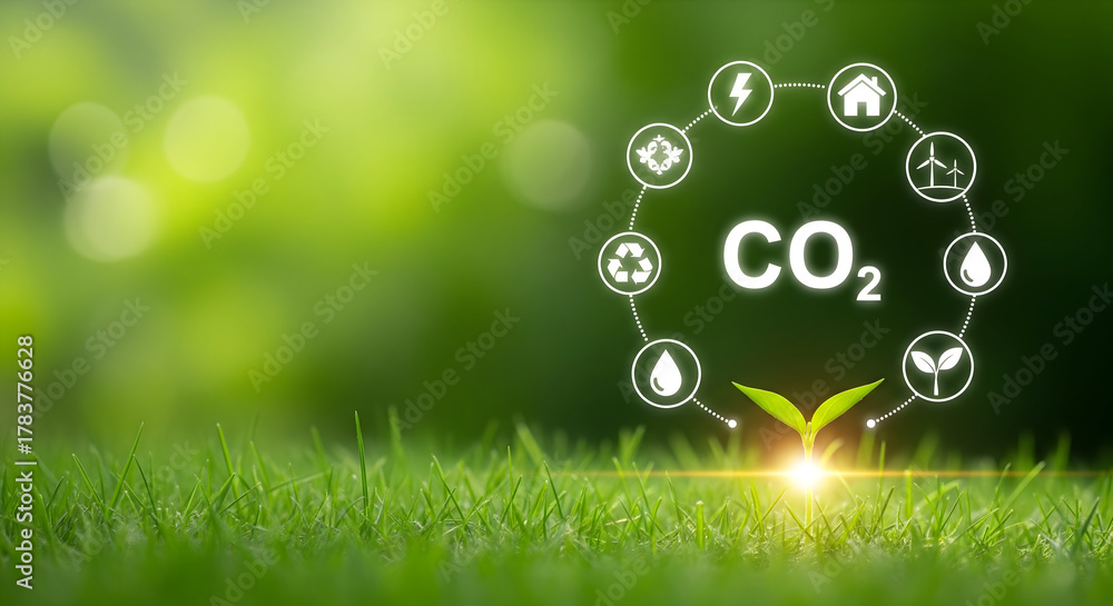 Fototapeta premium Embrace sustainability for a greener future with renewable energy solutions