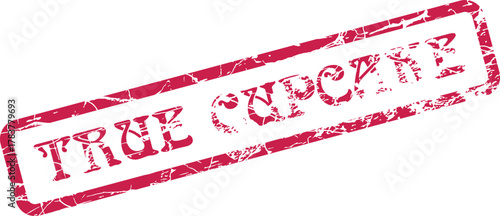 Authentic True Cupcake Stamp for Delicious Bakery Treats and Sweet Dessert Affirmation