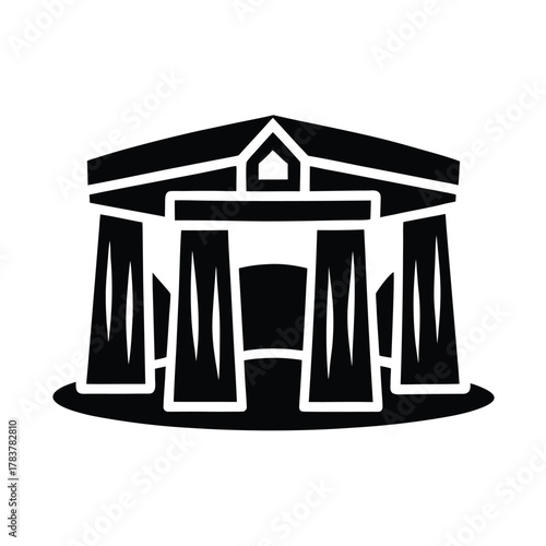 Gobekli Tepe Ruins Ancient Geometry Illustration