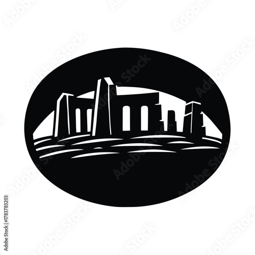 Gobekli Tepe Ruins Seen From Side View Artwork