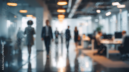 Business professionals engage in teamwork and collaboration in a modern office setting during working hours