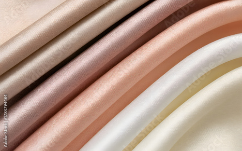 Elegant Soft Gradient in Cream and Rose Gold . Luxury Minimal Background Design.