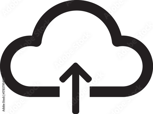 Upload Icon Vector Illustration