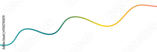 Squiggle Curly Line. Decorative Design Element. vector file illustration. EPS 10 .vector illustration. EPS 10 .