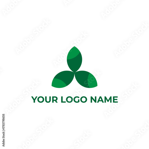 natural logo design, vector.