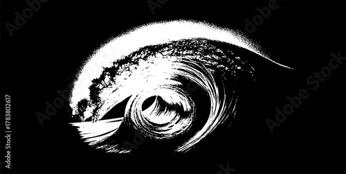 vector illustration of a fish