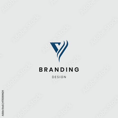 Free Download Brand logo letter v logotype vector - GFXLoad