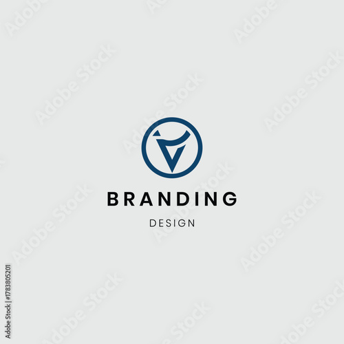 Free Download Branding alphabet letter v logotype templates - GFXLoad